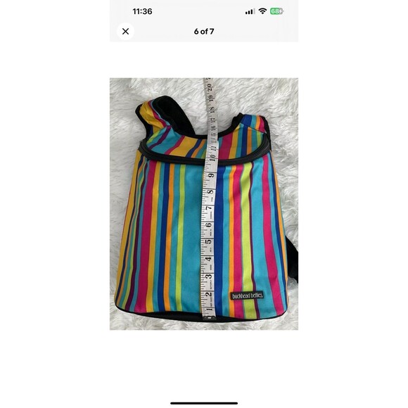 Buckhead Betties Multi Colored Stripped Insulated Cooler Backpack NWOT - Picture 6 of 7
